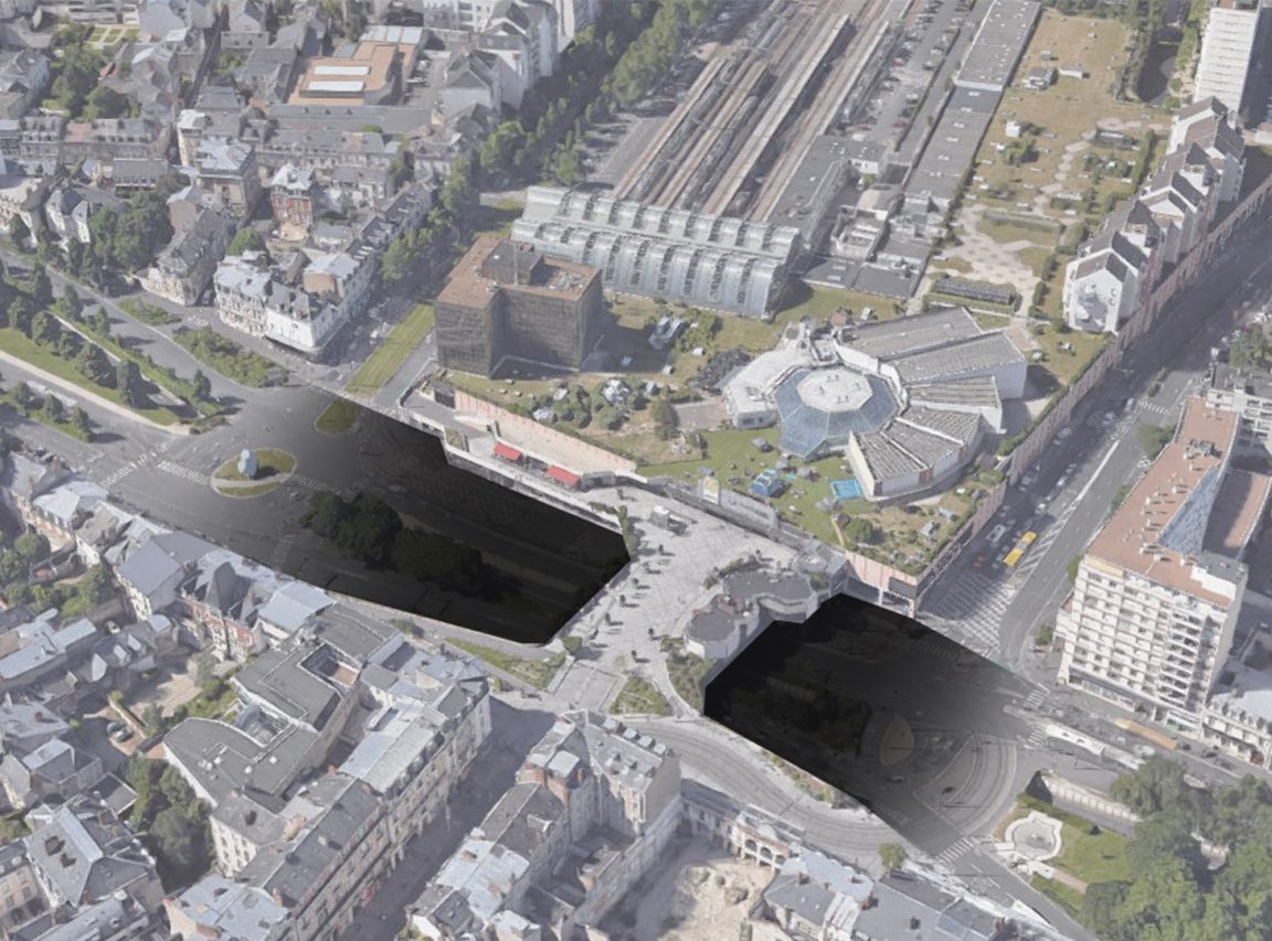 Étude urbaine pour la restructuration de la Place d’Arc