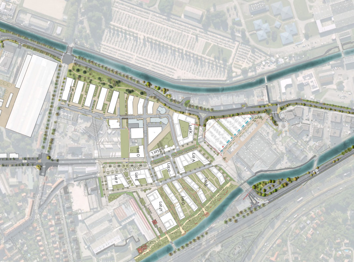 Faisabilité pour les voiries principales du secteur centre-nord