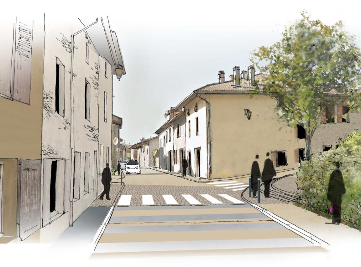 Maitrise d’œuvre sur la traversée du centre-ville par la RD1090