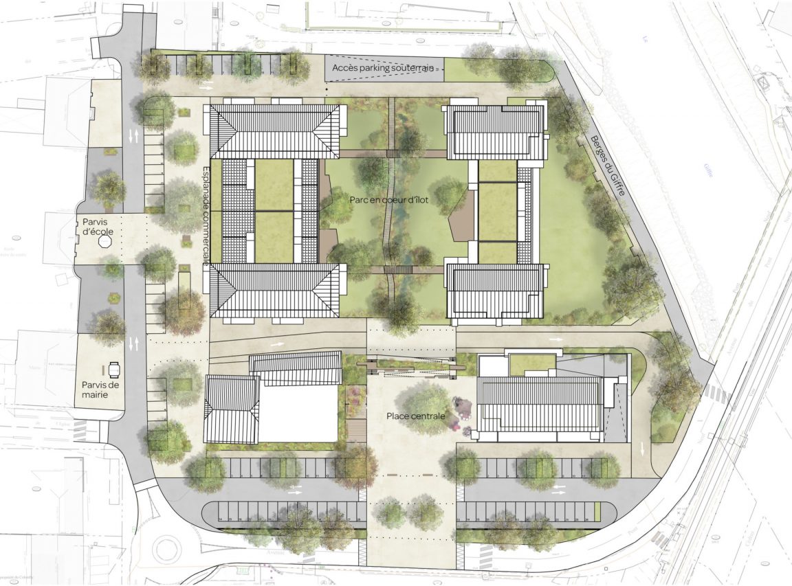 Projet paysager pour l’opération « Cœur de ville »