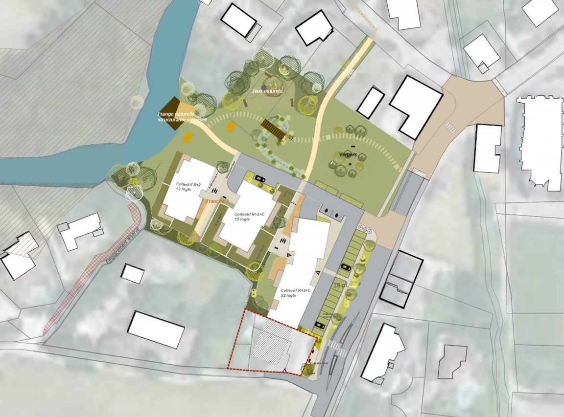 Étude pré-opérationnelle pour l’aménagement d’un tènement foncier