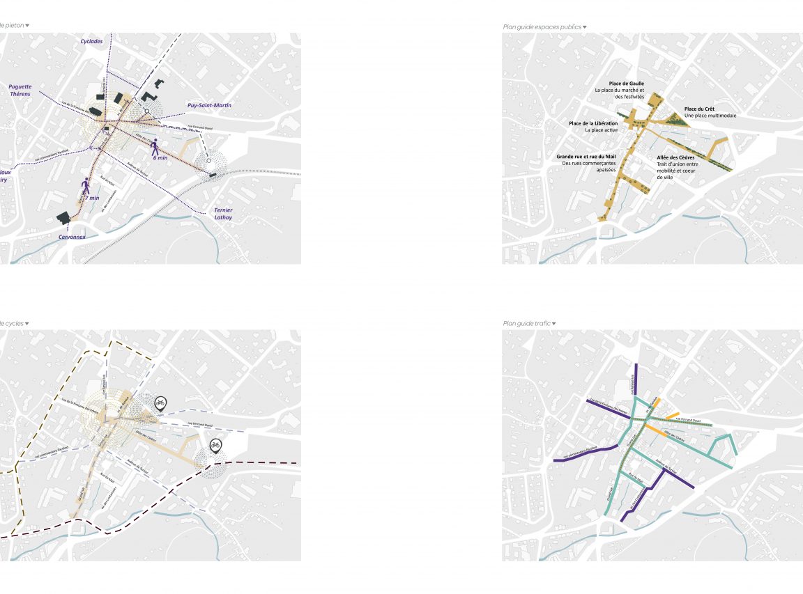 Etude urbaine sur le centre ville de Saint-Julien-en-genevois